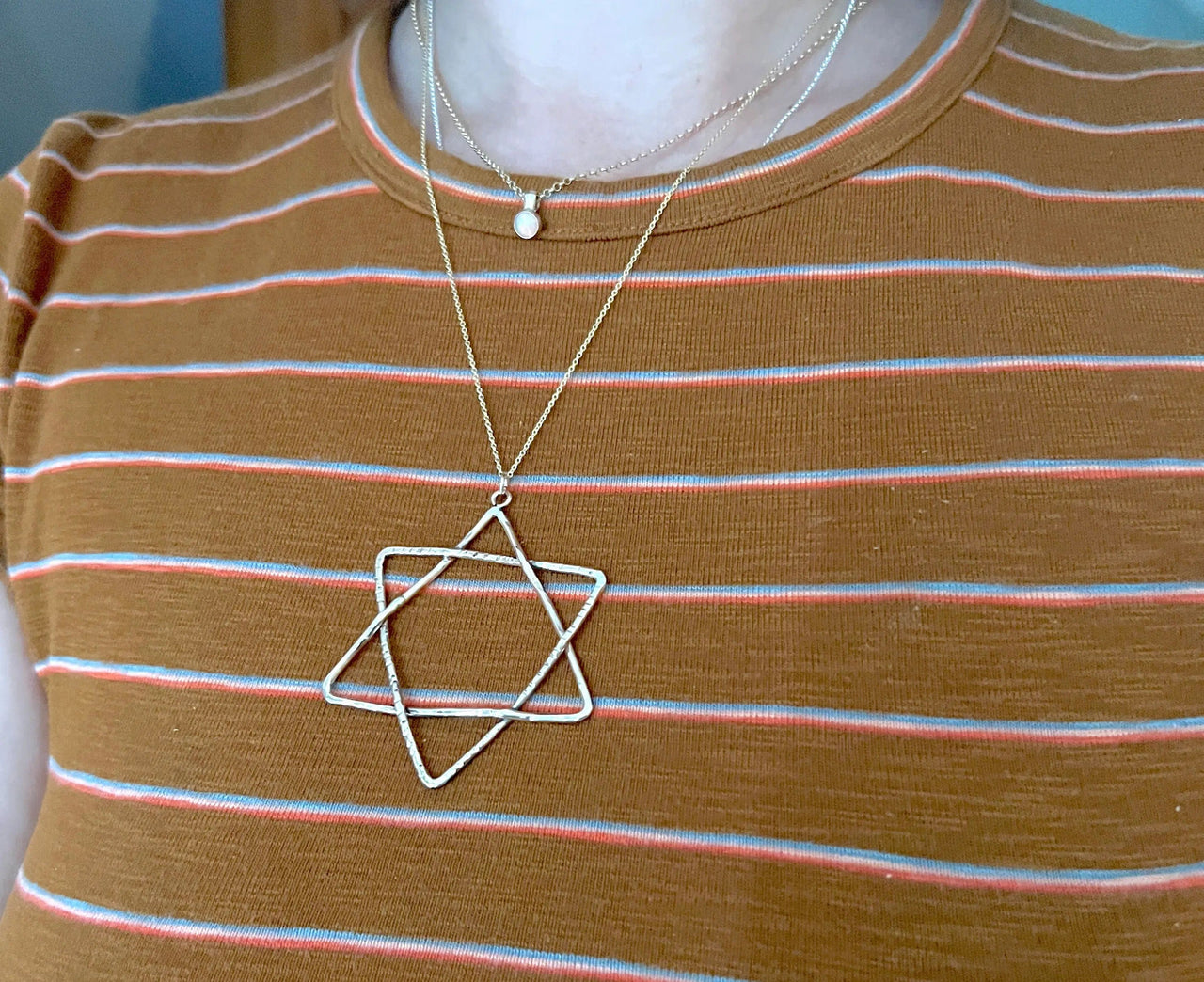 Rachel Pfeffer - Gold - Filled Handmade Organic Star of David - Small or Large - ModernTribe