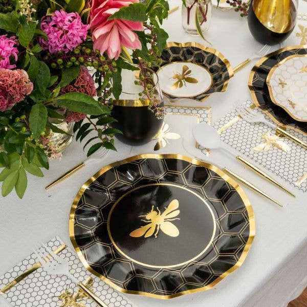 Sophistiplate Napkins Honeybee Paper Guest Towels - Set of 20