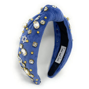 Twine and Love Headbands Star of David Jeweled Knot Headband by Twine and Love
