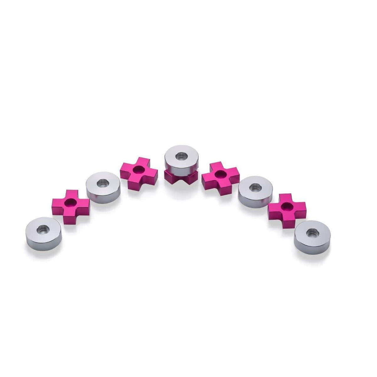 Laura Cowan Menorahs Fuchsia Tic Tac Toe Menorah by Laura Cowan - (Choice of Color)