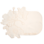 Allison Pearl Design - Ivory Flower Embroidered Challah Cover - ModernTribe