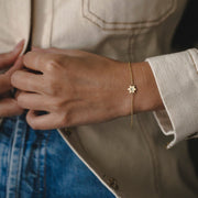 HOTCROWN - Gaza Envelope Shield Star of David Bracelet with a Diamond - 14k Yellow, Rose or White Gold - ModernTribe
