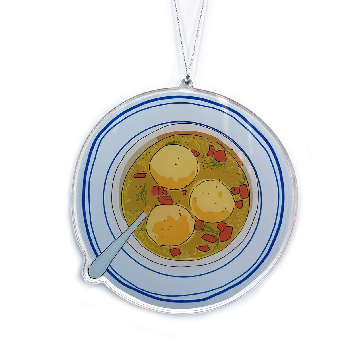 Drawn Goods Ornaments Matza Ball Soup Ornament