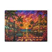 The Rabbi's Wife - Delray Beach Stained Glass Style Challah Board - ModernTribe