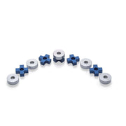 Laura Cowan Menorahs Cobalt Tic Tac Toe Menorah by Laura Cowan - (Choice of Color)