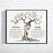 Anna Abramzon Studio - Love Tree Customized Blessing for the Home by Anna Abramzon - ModernTribe