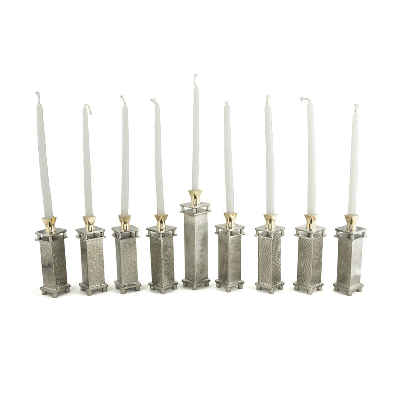 Joy Stember - Modular Pewter Menorah by Joy Stember - ModernTribe