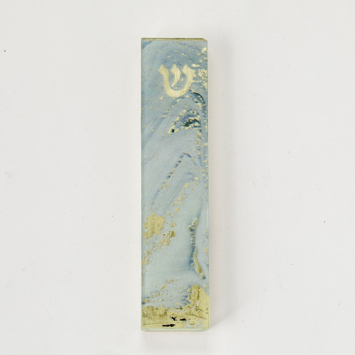 Rite Lite - Sage Marble Art Glass Mezuzah - ModernTribe