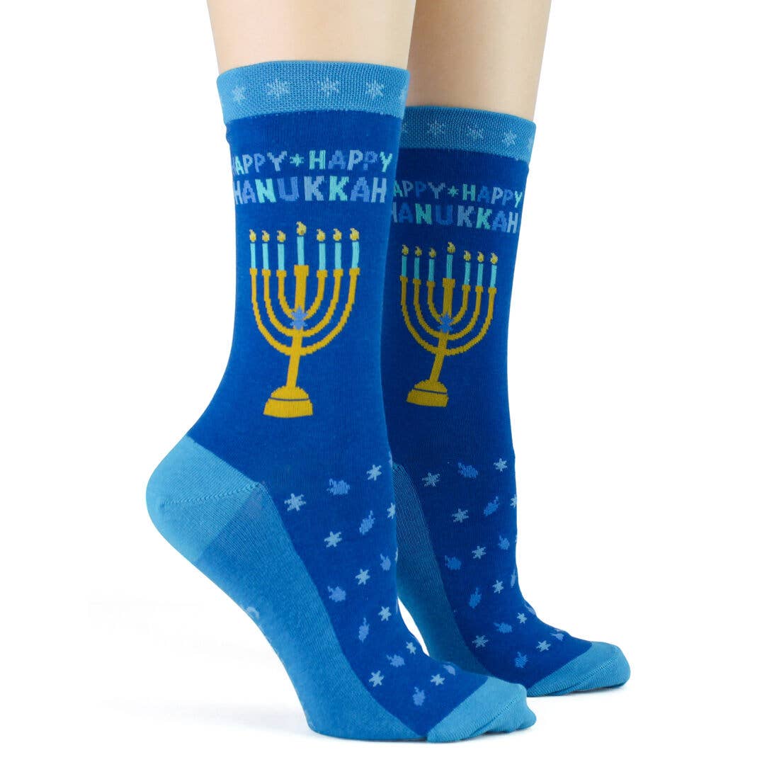 Foot Traffic Socks - Hanukkah Women's Socks - ModernTribe