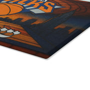 The Rabbi's Wife - New York Knicks Stained Glass Style Challah Board - ModernTribe