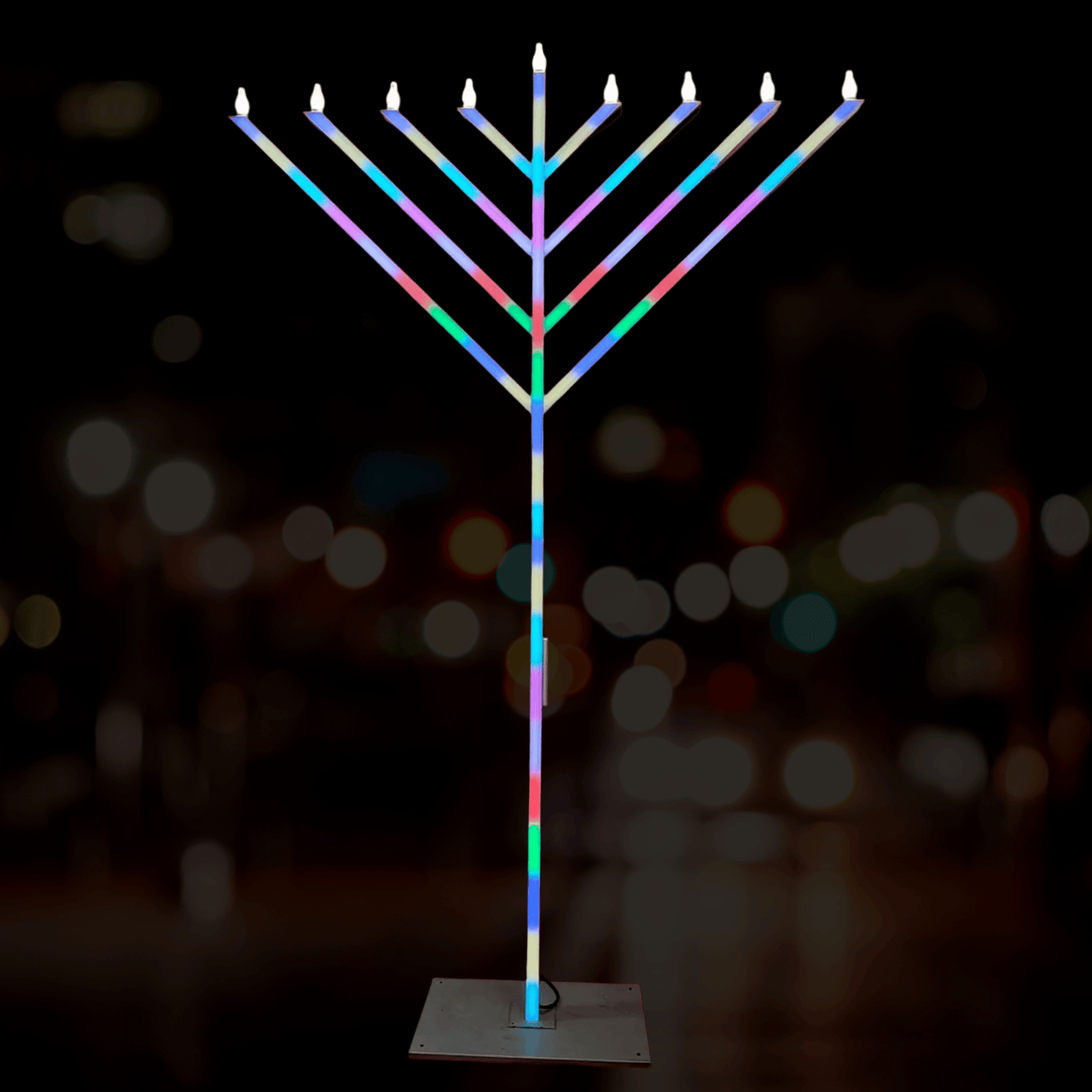Menorah.net - Super LUX Double-Sided Menorah - 12' - ModernTribe