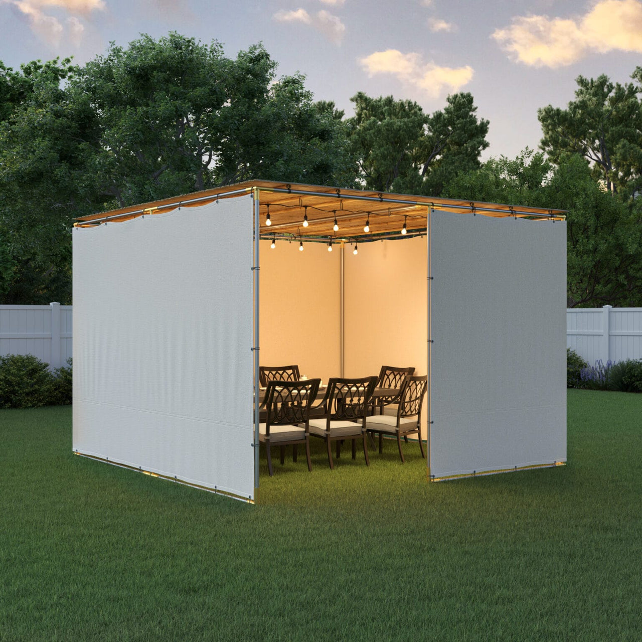 The Sukkah Project - Tubular Sukkah Kit by The Sukkah Project - Choice of Material and Size - ModernTribe