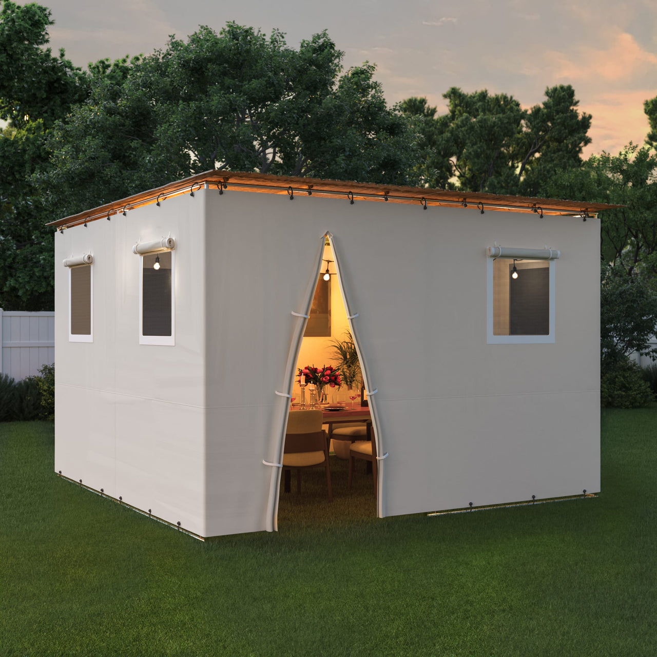 The Sukkah Project - Tubular Sukkah Kit by The Sukkah Project - Choice of Material and Size - ModernTribe