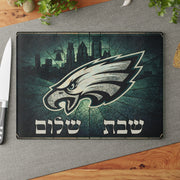 The Rabbi's Wife - Football Stained Glass Style Challah Board - (Choice of Team) - ModernTribe