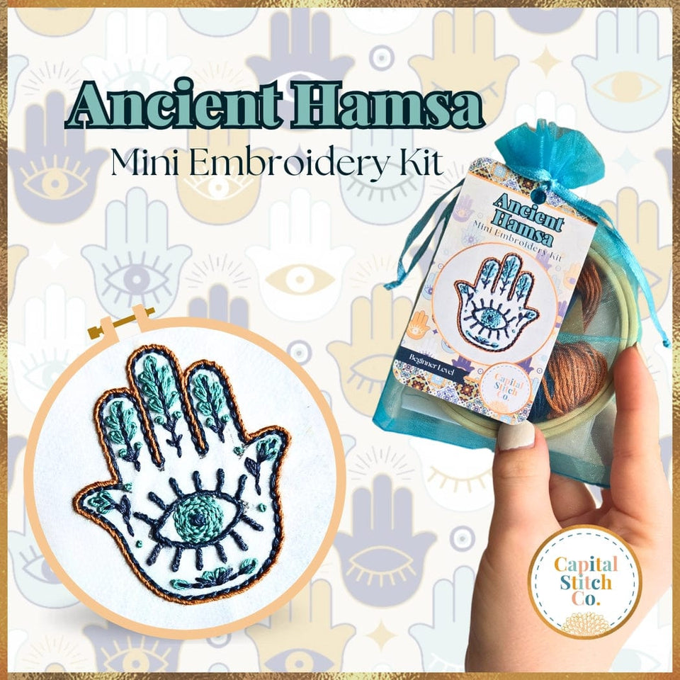 Capital Stitch Co. - Ancient Hamsa Embroidery Kit - ModernTribe