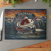The Rabbi's Wife - Hockey Stained Glass Style Challah Board - (Choice of Team) - ModernTribe