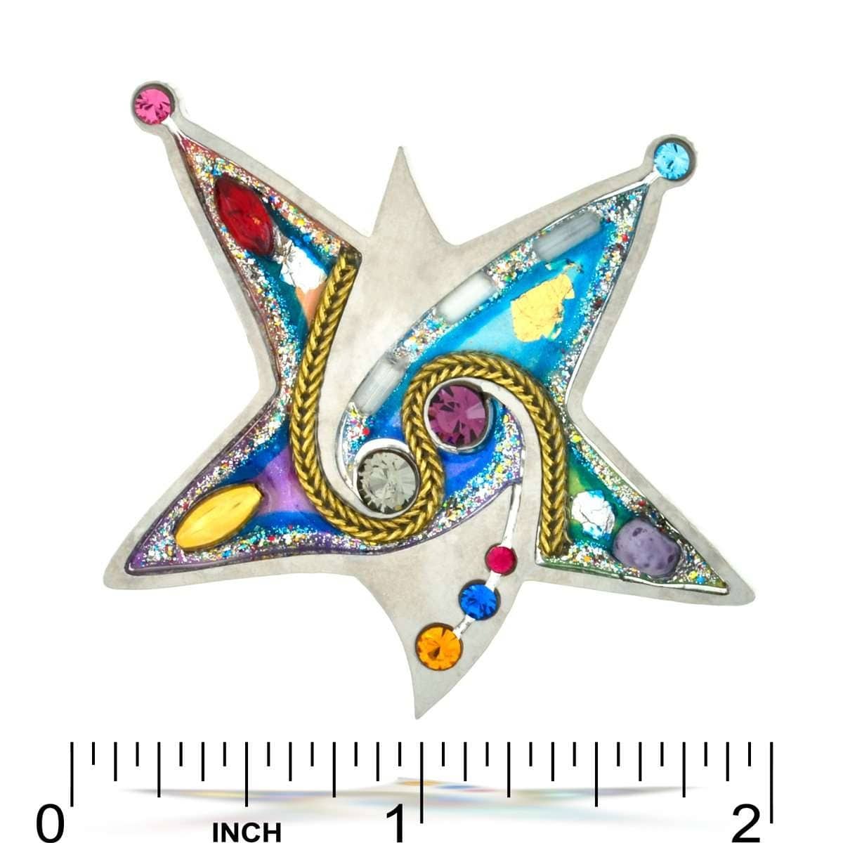 Seeka Brooches & Pins Open Sky Star of David Pin by Seeka