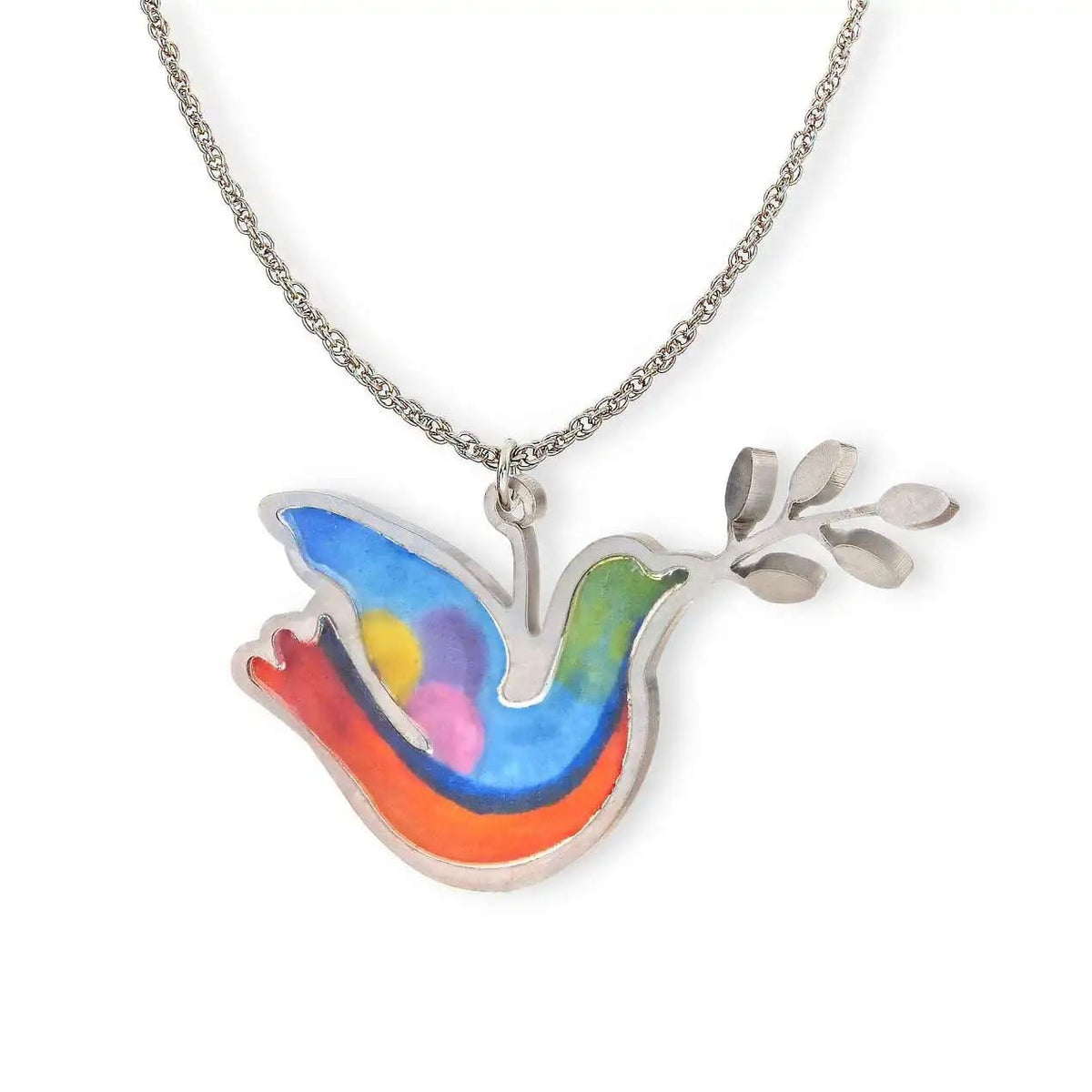 Seeka Necklaces Message of Peace Dove Necklace in Sunrise by Seeka