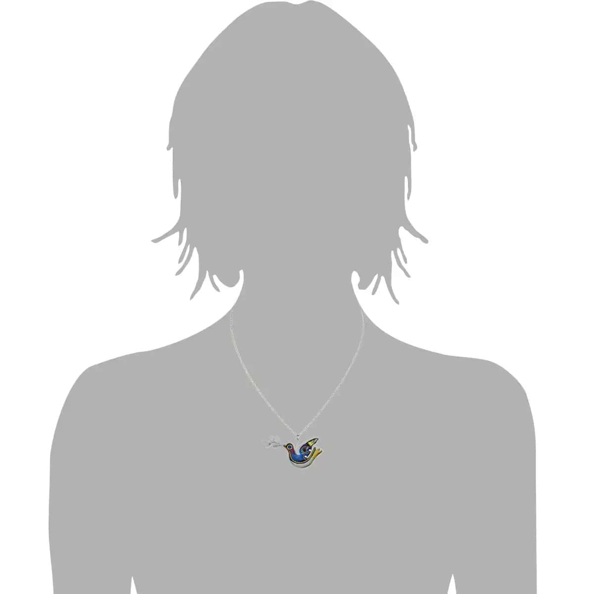 Seeka Necklaces Message of Peace Dove Necklace in Twilight by Seeka