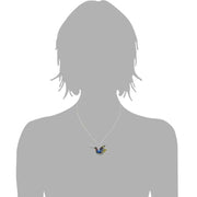 Seeka Necklaces Message of Peace Dove Necklace in Twilight by Seeka