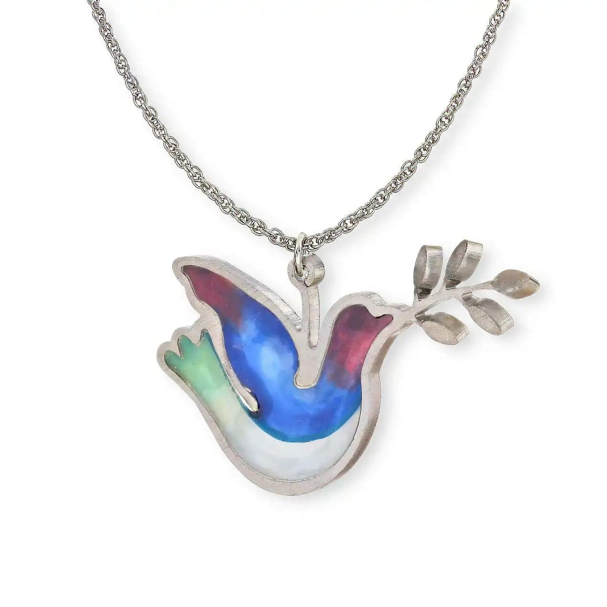 Seeka Necklaces Message of Peace Dove Necklace in Twilight by Seeka