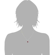 Seeka Necklaces Full Heart Chai Necklace in Midnight by Seeka