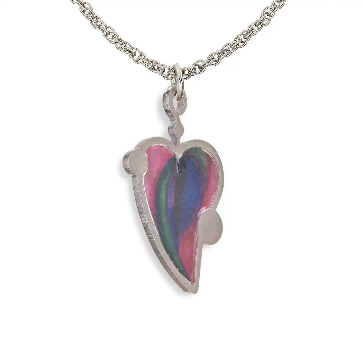 Seeka Necklaces Full Heart Chai Necklace in Midnight by Seeka