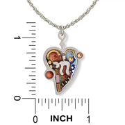 Seeka Necklaces Full Heart Chai Necklace in Copper by Seeka