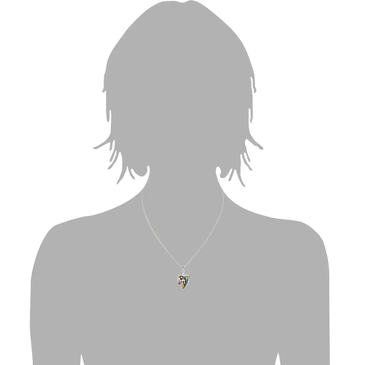 Seeka Necklaces Full Heart Chai Necklace in Copper by Seeka