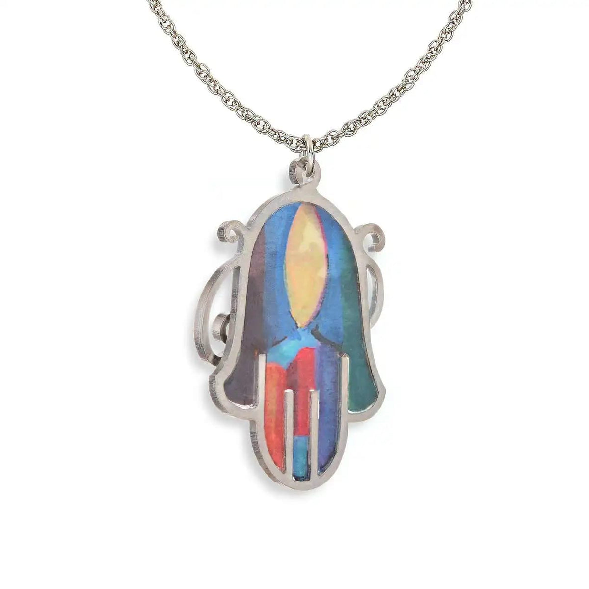 Seeka Necklaces Gathered Treasures Hamsa Necklace by Seeka