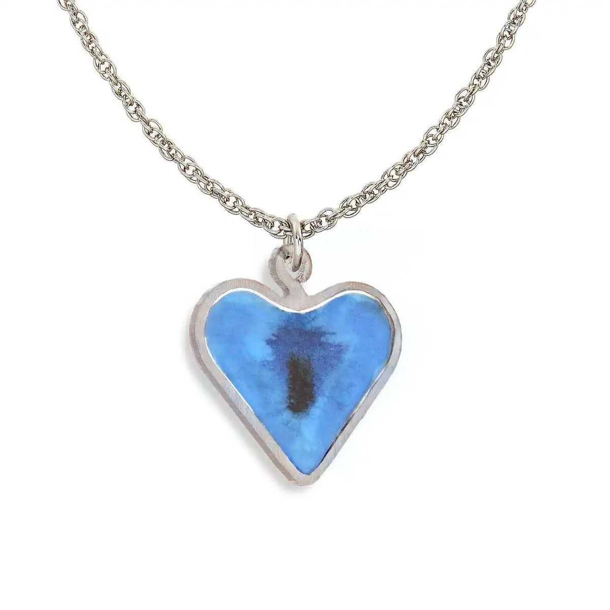 Seeka Necklaces Neshama Heart Chai Necklace in Sky Blue by Seeka