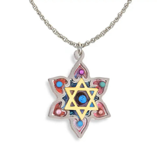 In Bloom Star of David Necklace by Seeka