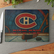 The Rabbi's Wife - Hockey Stained Glass Style Challah Board - (Choice of Team) - ModernTribe