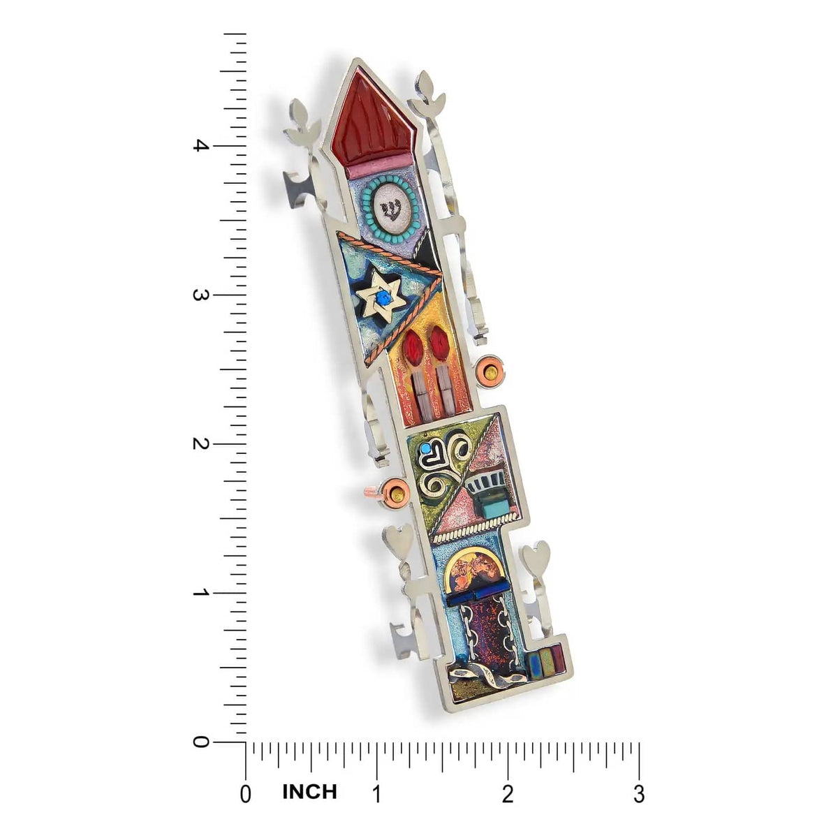 Seeka Mezuzahs Candlelit Shabbat Mezuzah by Seeka