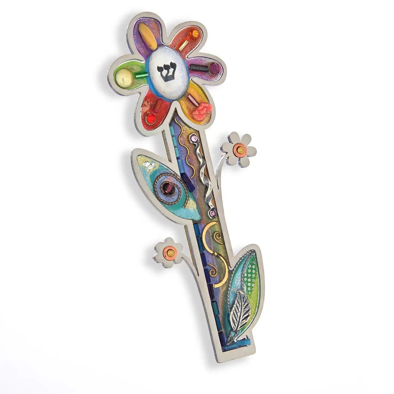 Seeka - Seeka Blooming Rainbow Flower Mezuzah - ModernTribe