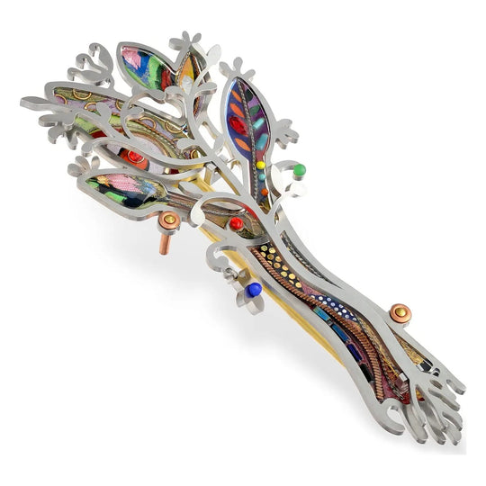 Keshet Tree of Life Mezuzah by Seeka