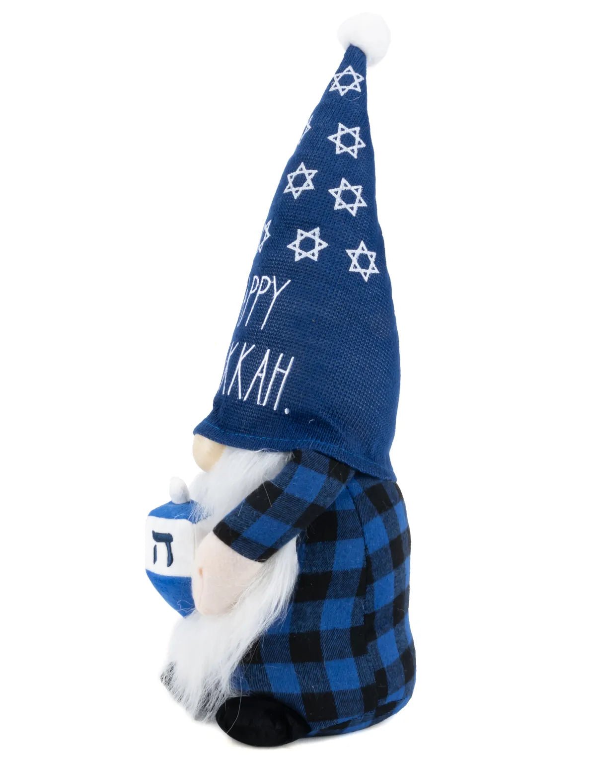 Rae Dunn - Plush Happy Hanukkah Gnome with Dreidel - ModernTribe