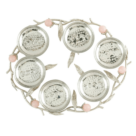 Hyaline Pink Seder Plate