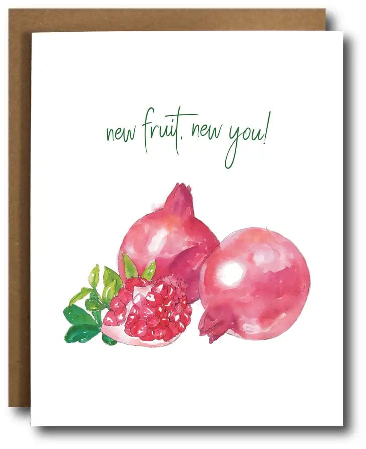 The Card Bureau Cards Rosh Hashanah Pomegranate Cards - (Box of 8)