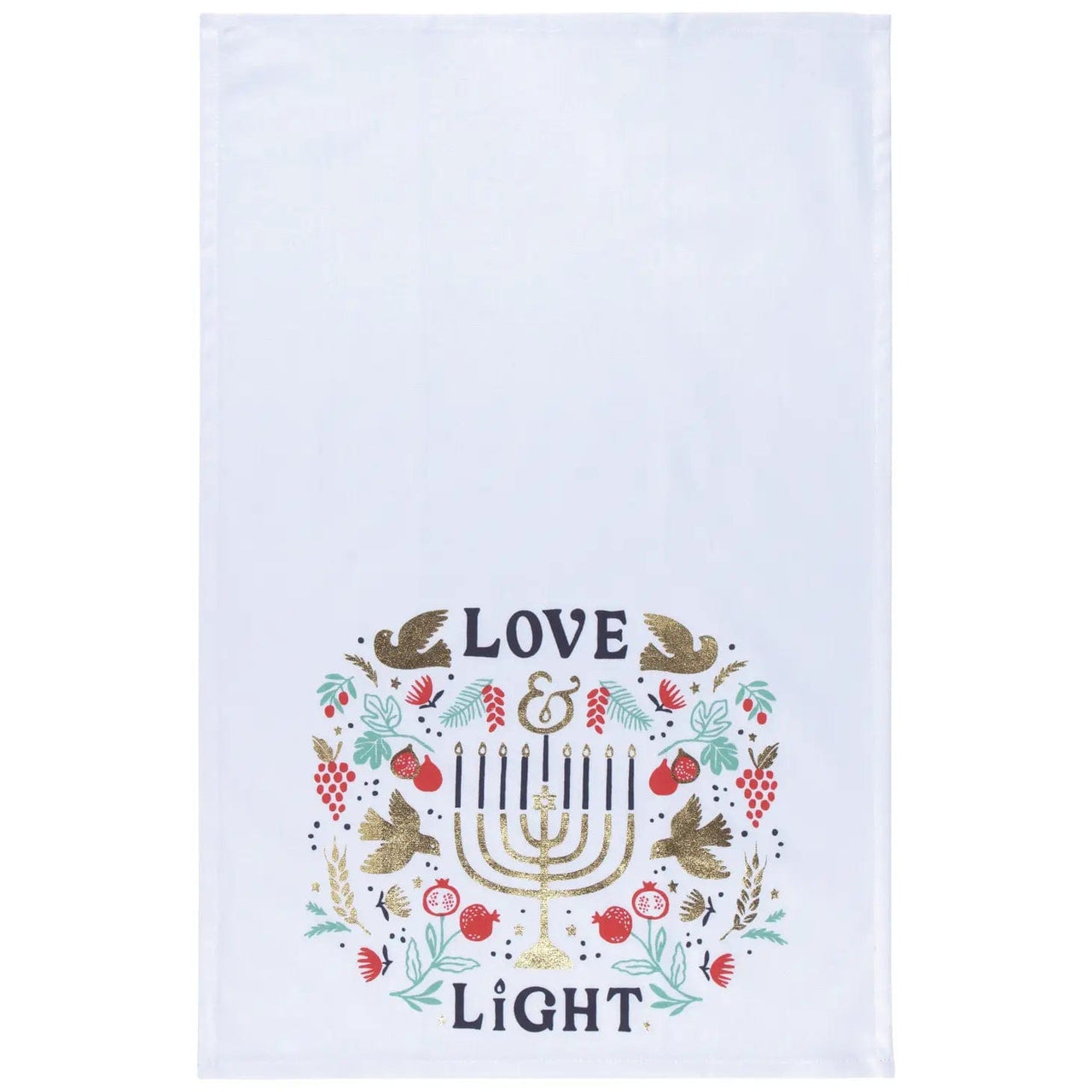 Danica Jubilee - Love and Light Hanukkah Dishtowel - ModernTribe