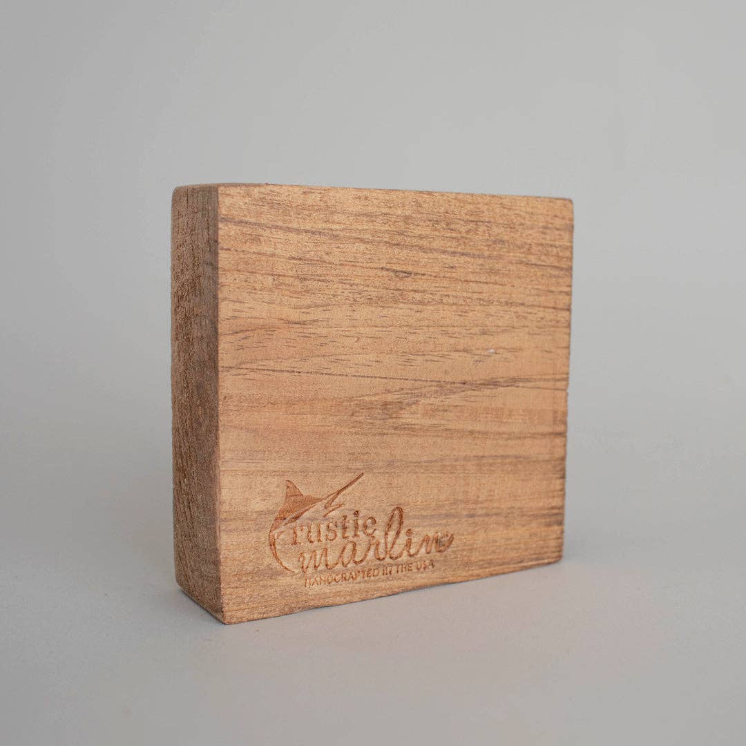 Rustic Marlin Decorations Joy of Hanukkah Decorative Wooden Block