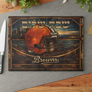 The Rabbi's Wife - Football Stained Glass Style Challah Board - (Choice of Team) - ModernTribe