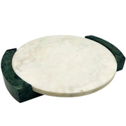 Godinger Seder Plates Reversible 2-in-1 Marble Seder Plate and Serving Board