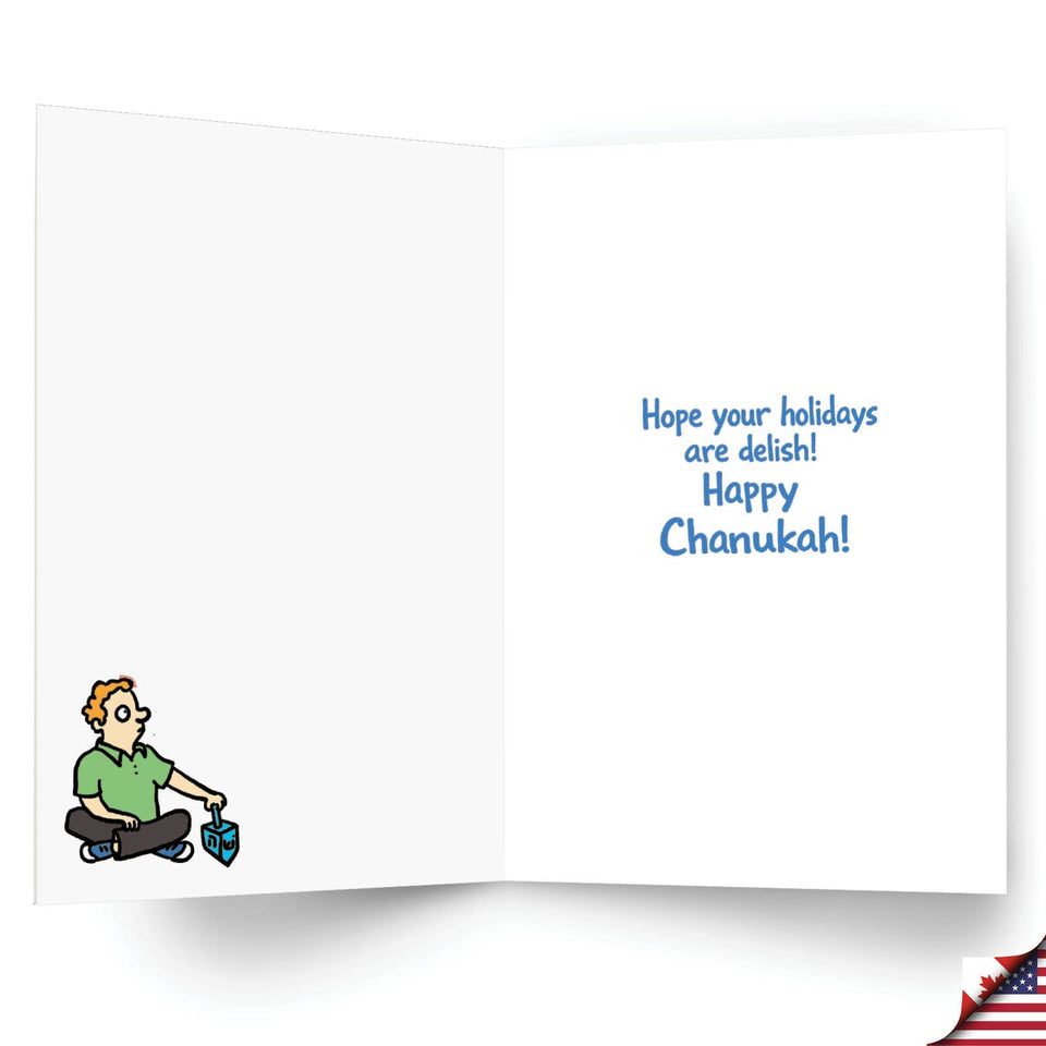 NobleWorks - Spare A Latke Funny Hanukkah Card, Box of 12 - ModernTribe