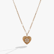 Alex and Ani - Heart and Star of David Two - Tone Necklace by Alex and Ani - ModernTribe