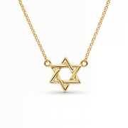 Izakov Fine Jewelry Necklaces Star of David Gold Necklace - 14k Yellow, White or Rose Gold