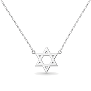 Izakov Fine Jewelry Necklaces White Gold Petite Star of David Gold Necklace - 14k Yellow, White or Rose Gold