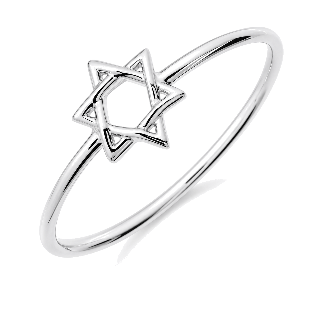 Izakov Fine Jewelry Rings White Gold / 6 Petite Star of David Gold Ring - 14k Yellow, White or Rose Gold