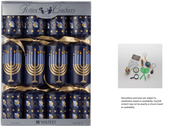 Silver Tree Home & Holiday - Hanukkah Party Crackers with Dreidels and Menorahs - Set of 8 - ModernTribe