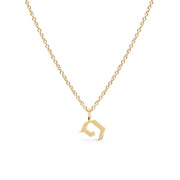 HOTCROWN - Personalized Hebrew Initial Necklace - 14k Yellow, Rose or White Gold - ModernTribe